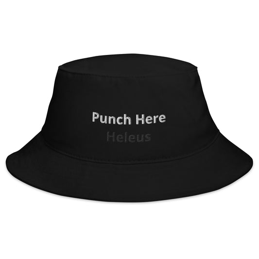 Heleus "Punch Here" Bucket Hat