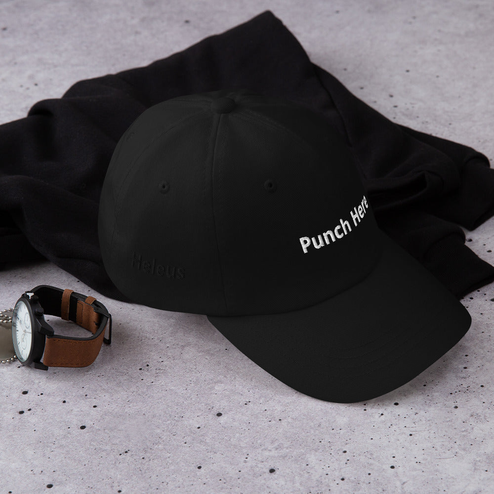 Heleus "Punch Here" Dad hat