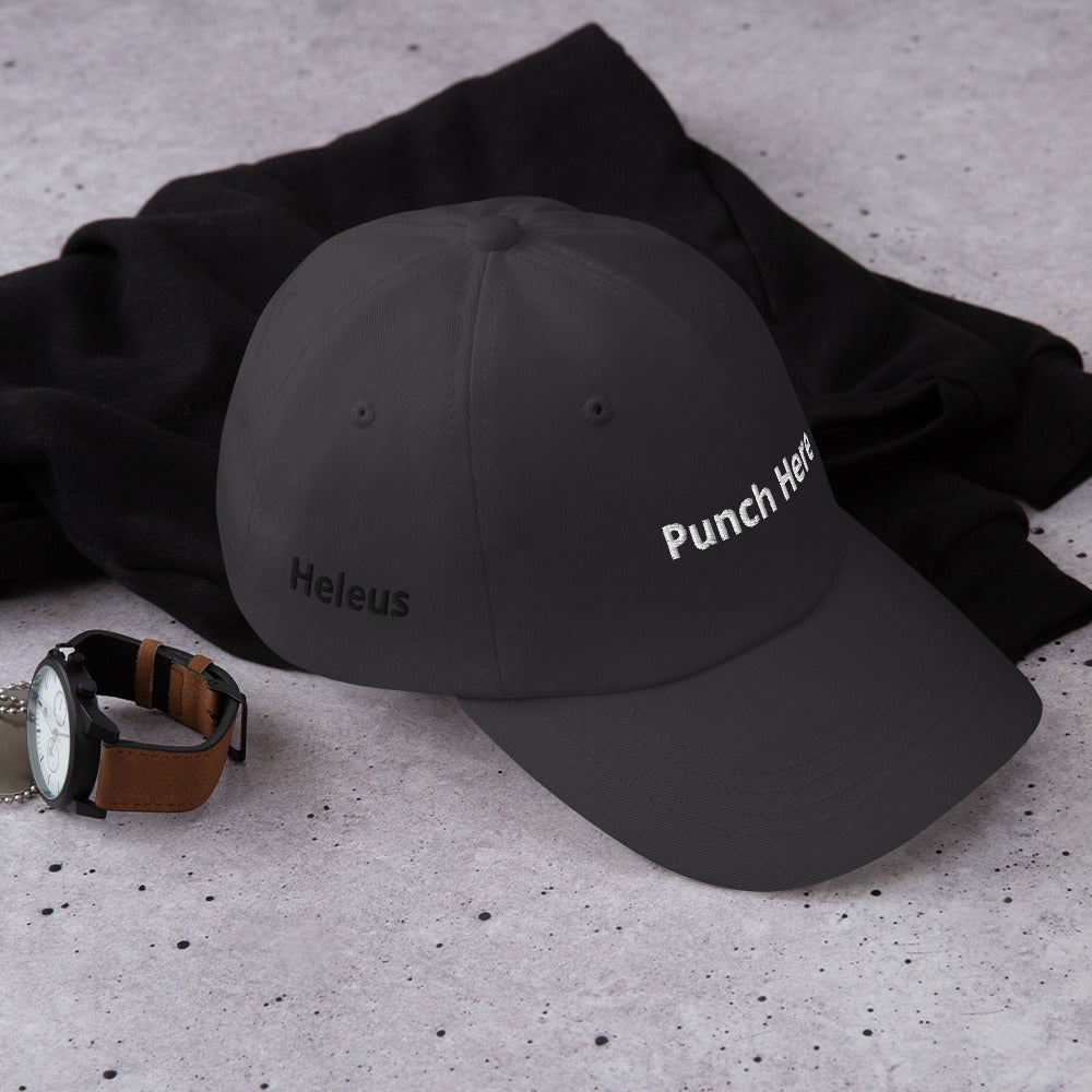 Heleus "Punch Here" Dad hat