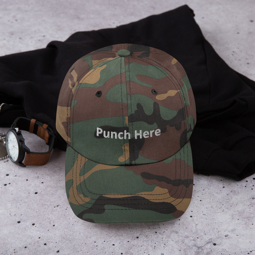 Heleus "Punch Here" Dad hat