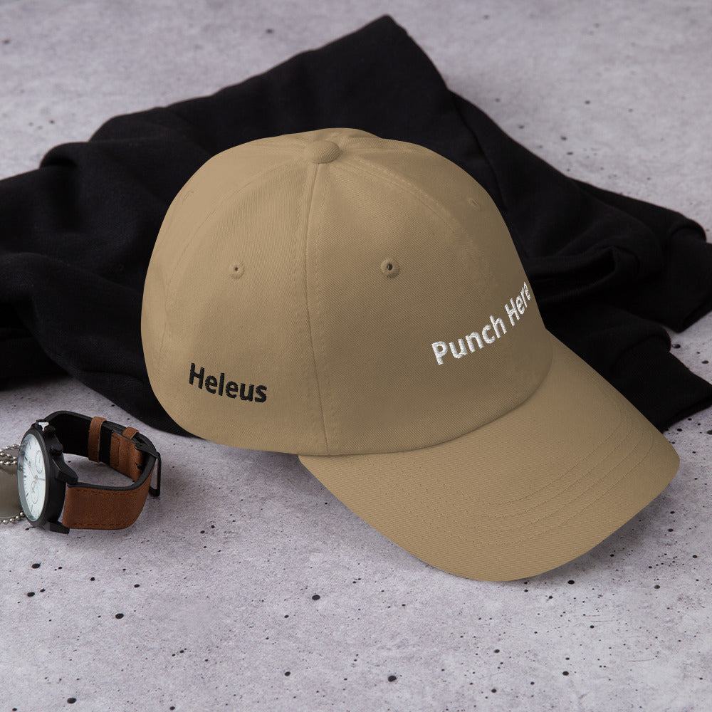 Heleus "Punch Here" Dad hat