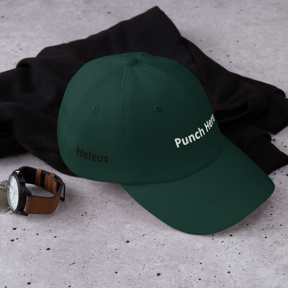 Heleus "Punch Here" Dad hat