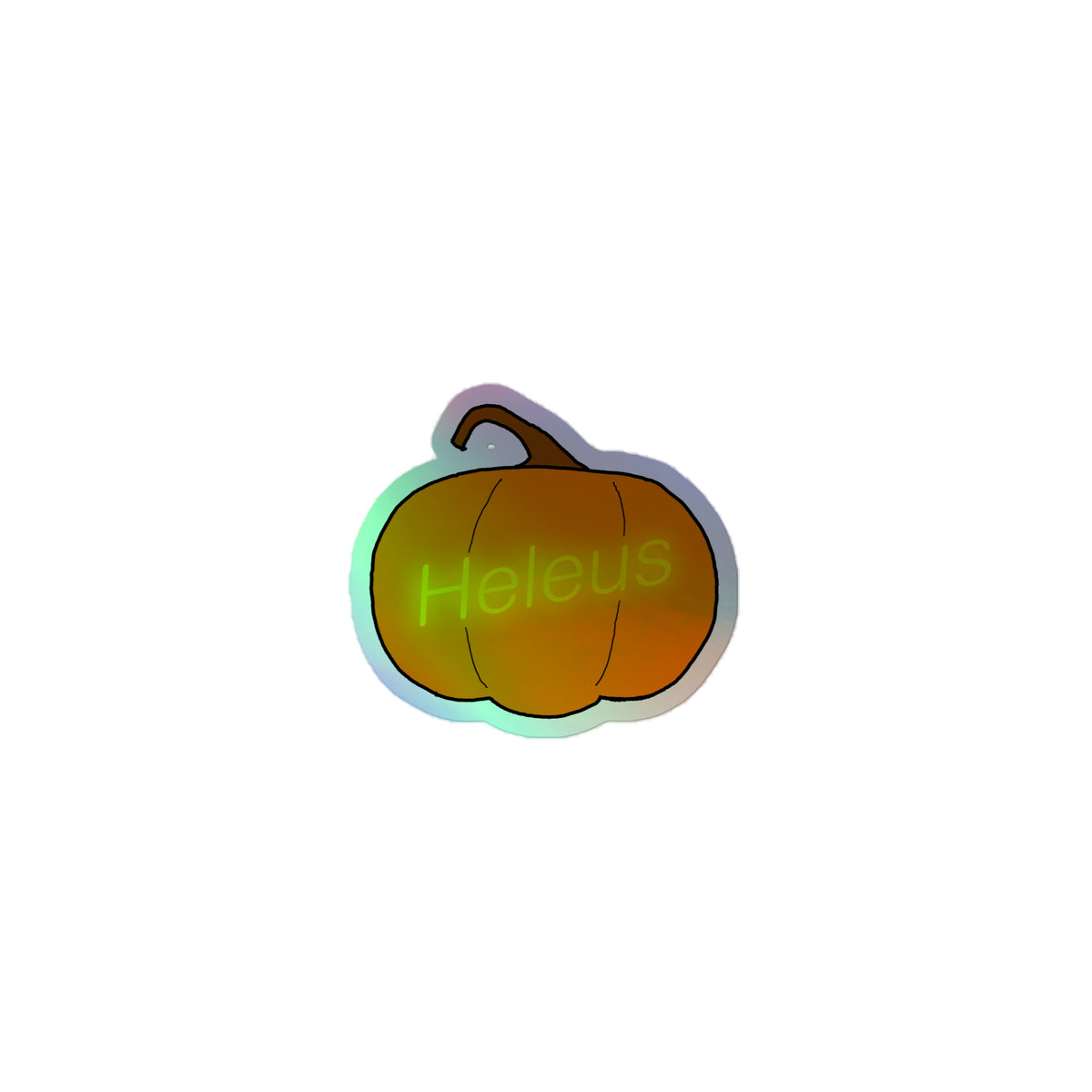 Heleus Jack-O-Lanturn Holographic stickers