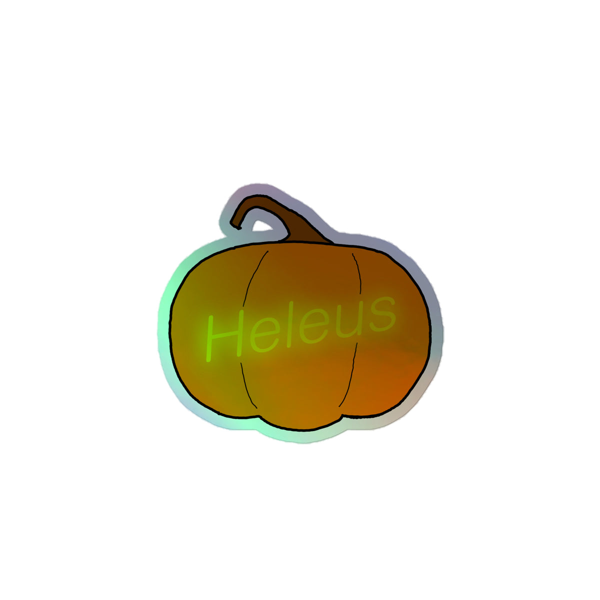 Heleus Jack-O-Lanturn Holographic stickers