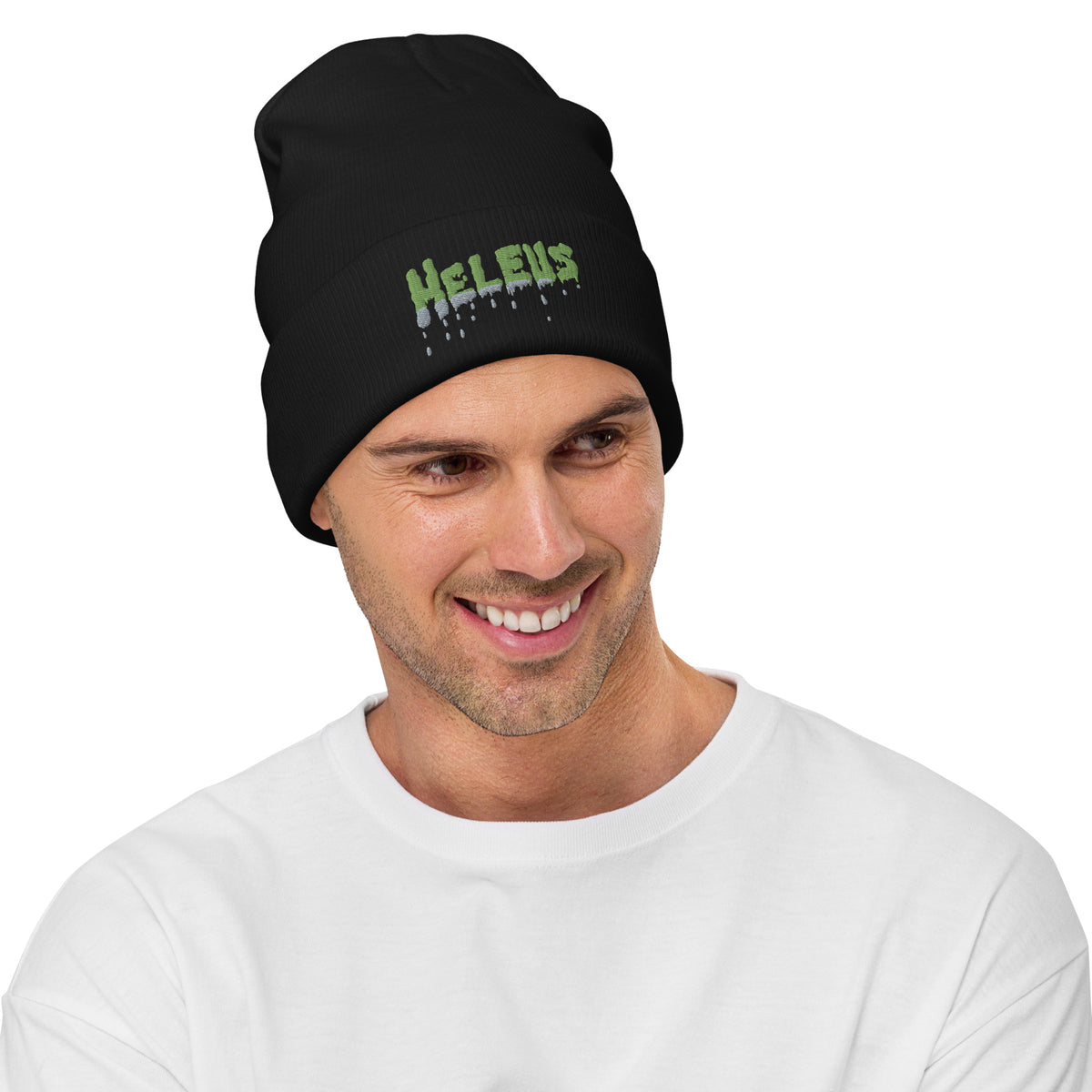 Heleus Ecto Embroidered Beanie