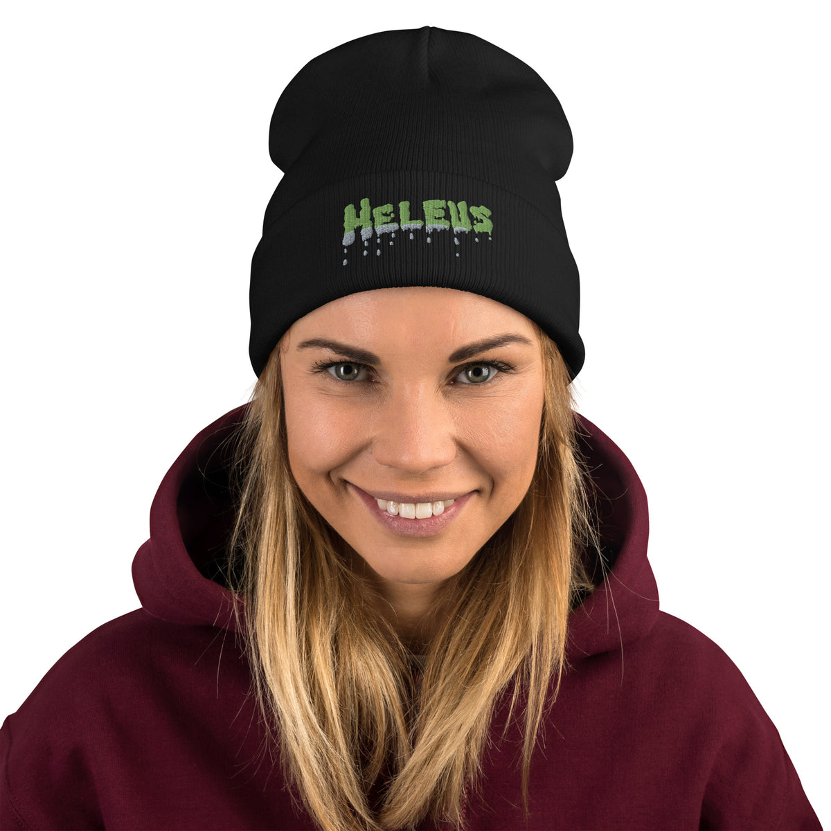 Heleus Ecto Embroidered Beanie