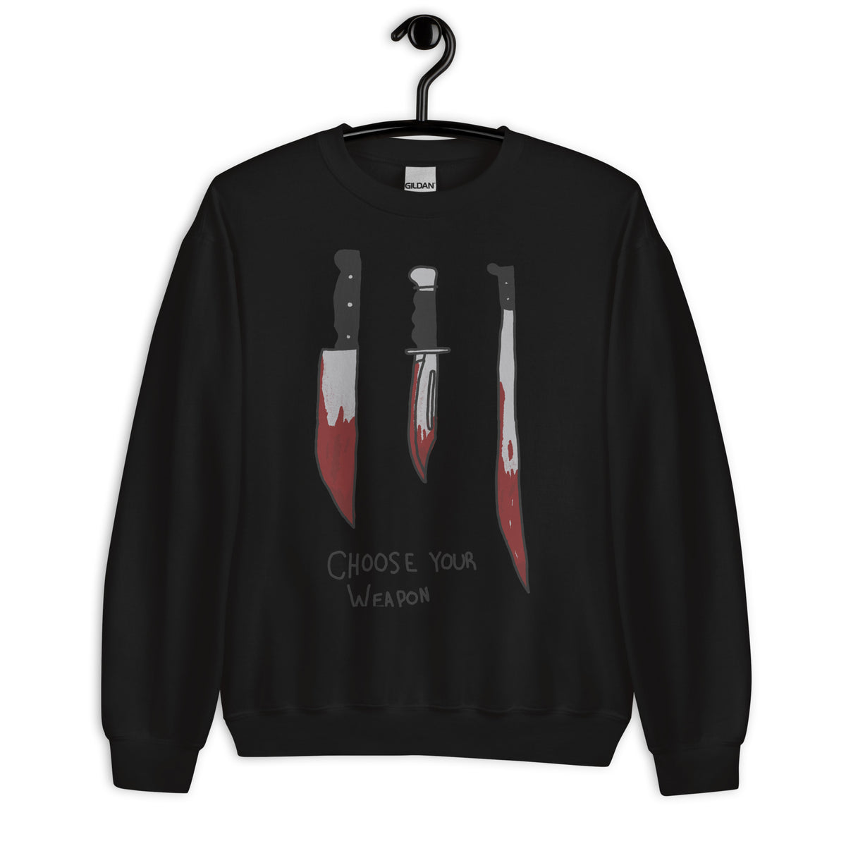 Heleus "Choose Your Weapon" Unisex Sweatshirt
