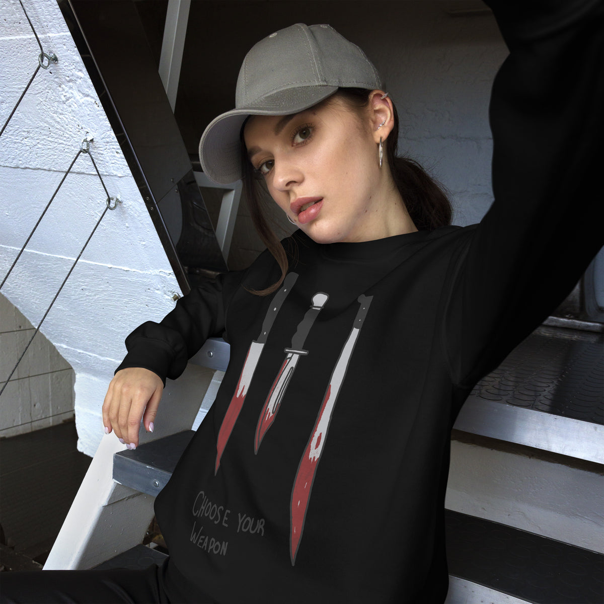 Heleus "Choose Your Weapon" Unisex Sweatshirt