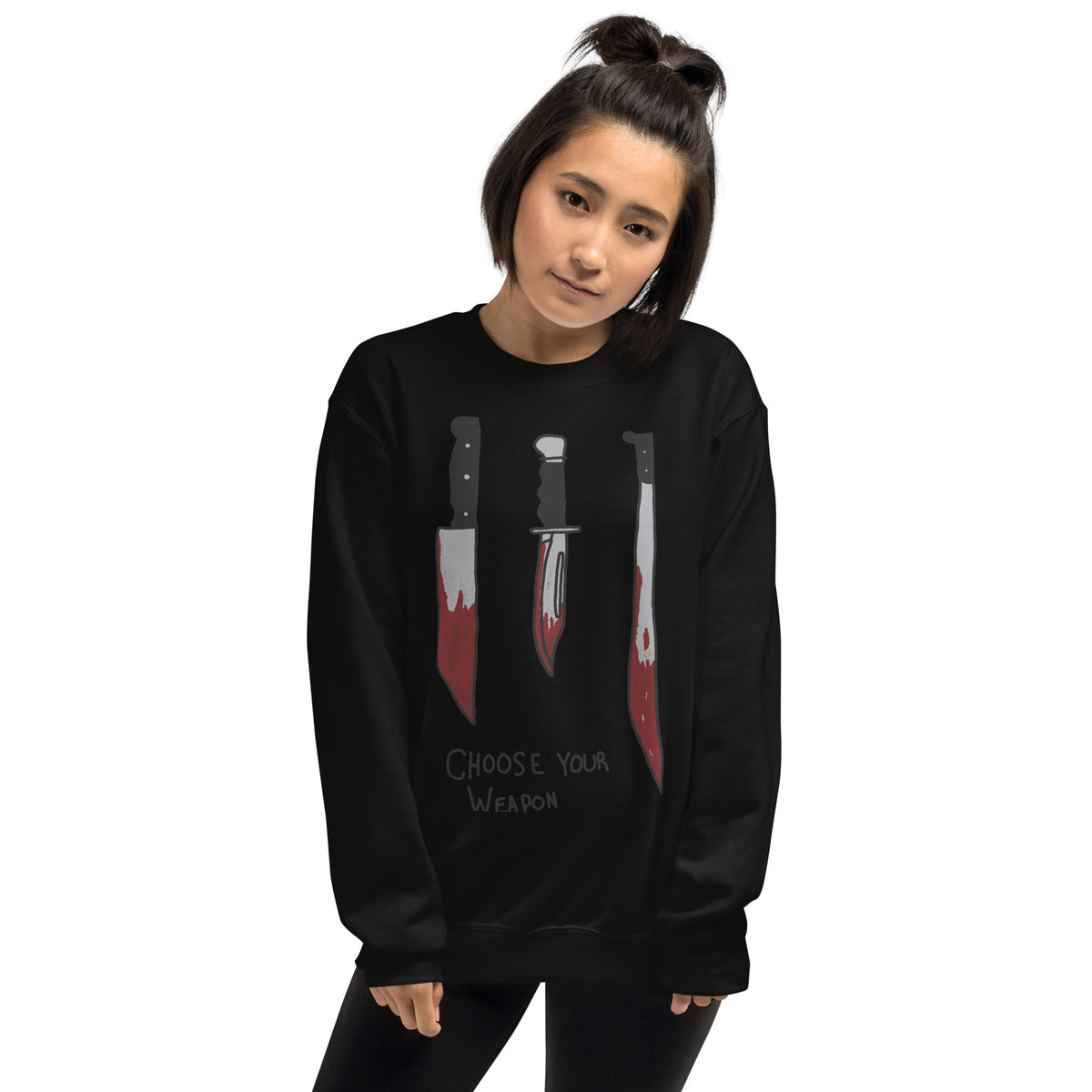 Heleus "Choose Your Weapon" Unisex Sweatshirt