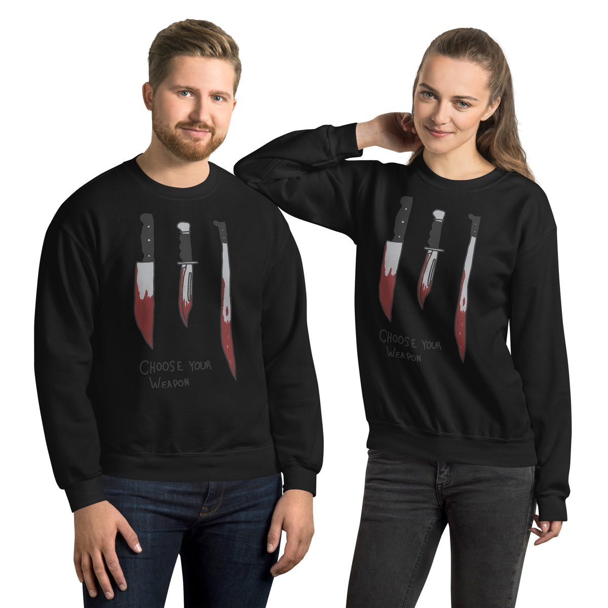 Heleus "Choose Your Weapon" Unisex Sweatshirt