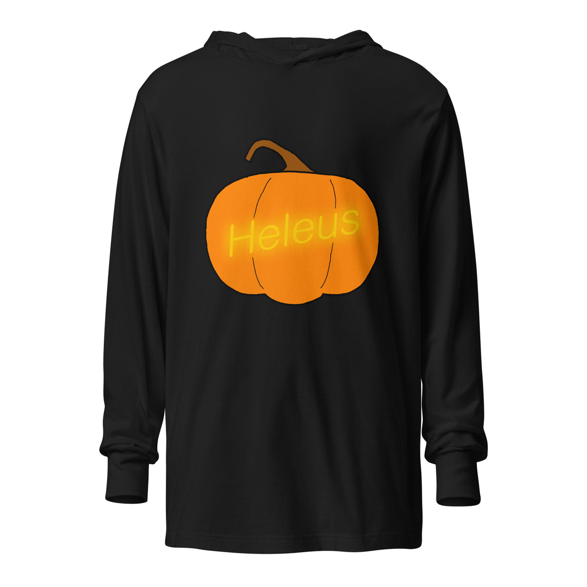 Heleus Jack-O-Lanturn Hooded long-sleeve tee