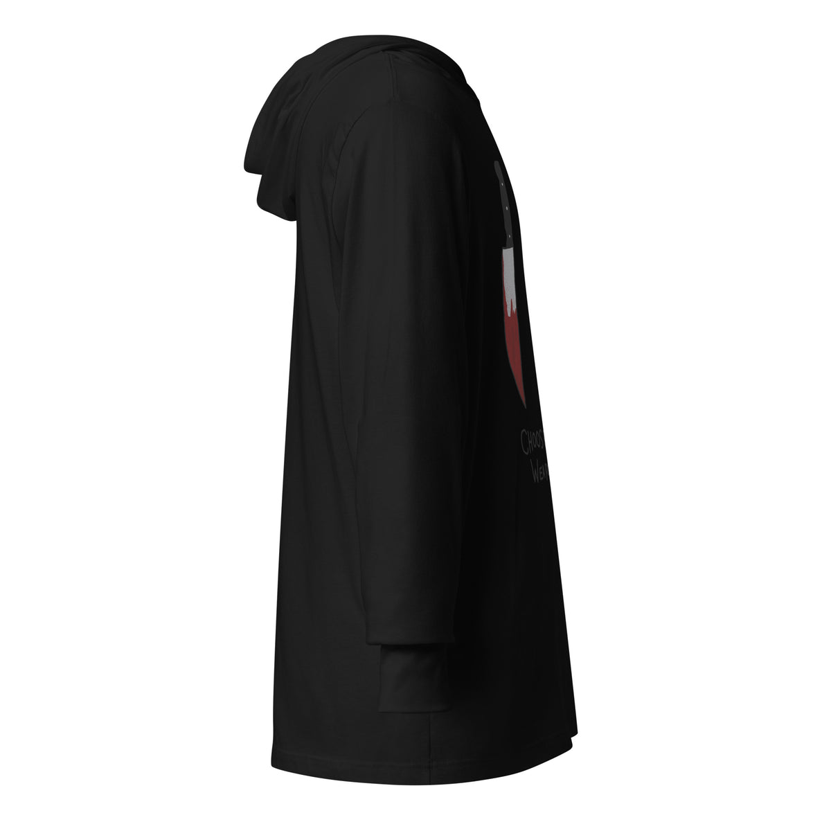 Heleus "Choose Your Weapon" Hooded long-sleeve tee