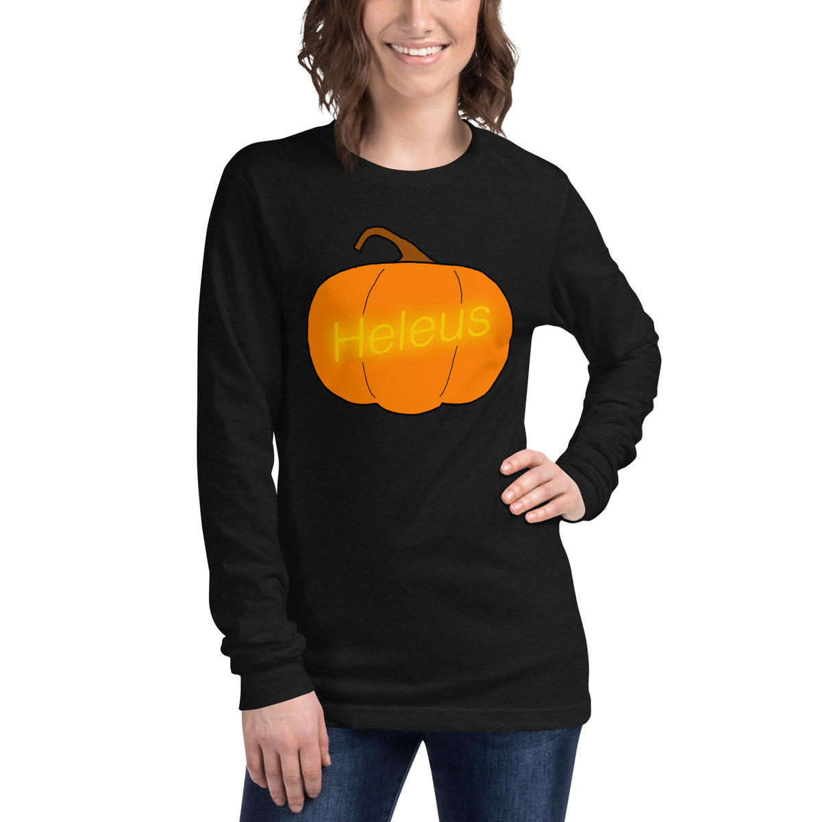 Heleus Jack o Lanturn Unisex Long Sleeve Tee