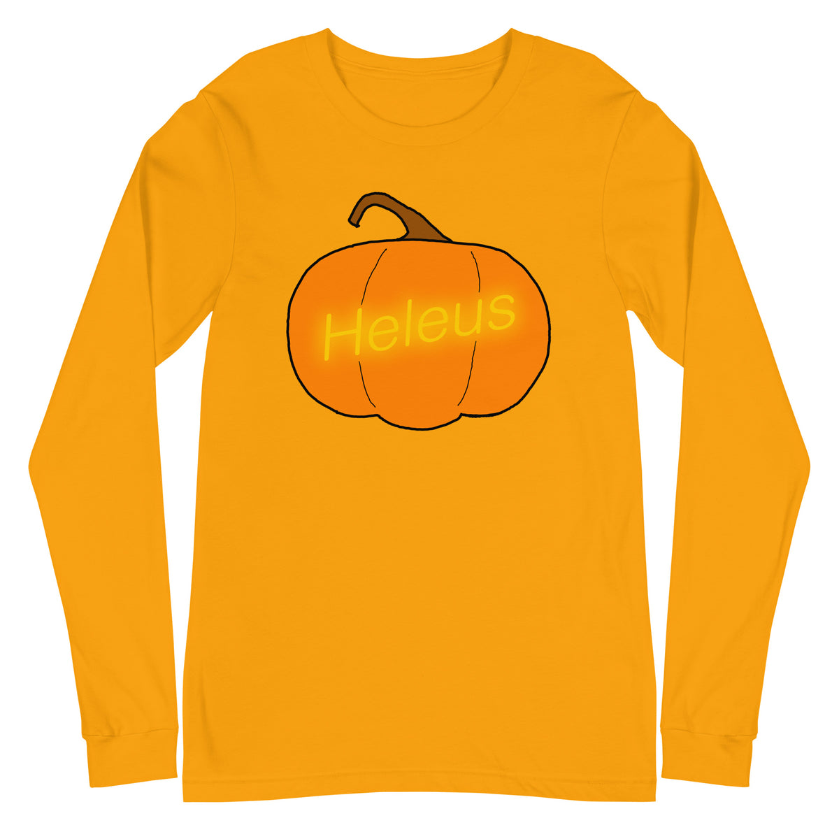 Heleus Jack o Lanturn Unisex Long Sleeve Tee