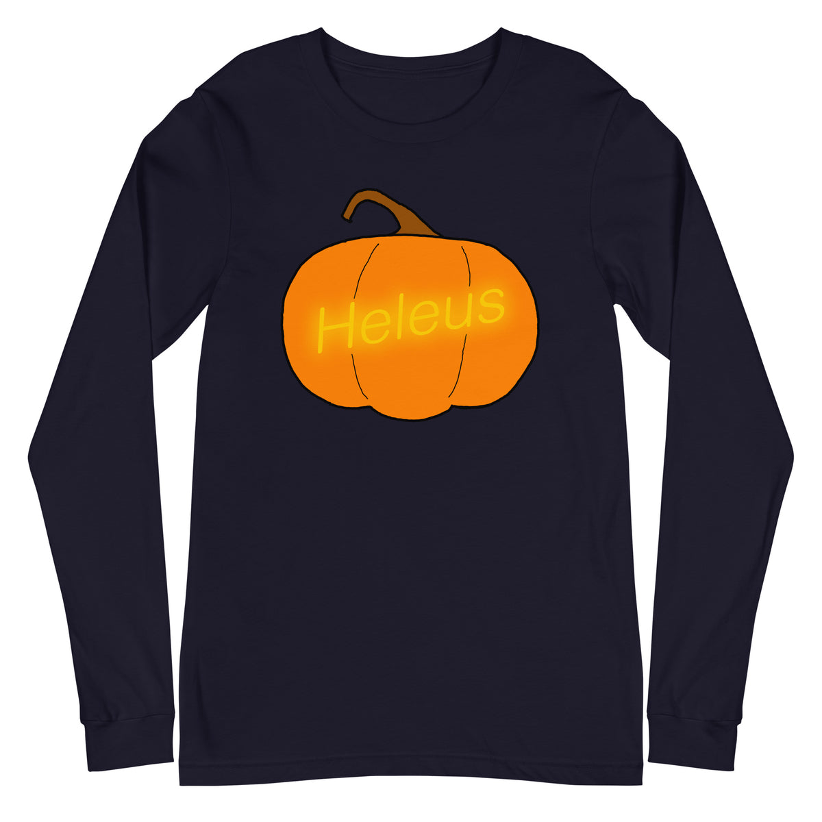 Heleus Jack o Lanturn Unisex Long Sleeve Tee