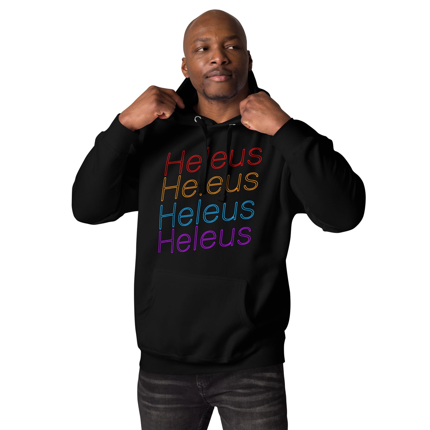 Heleus Neon Unisex Hoodie