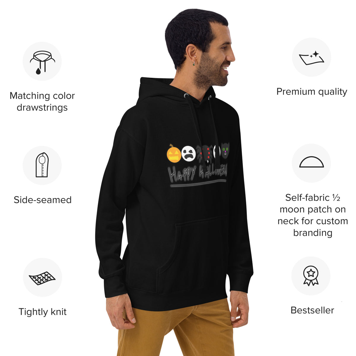 Heleus "Happy Halloween" Unisex Hoodie