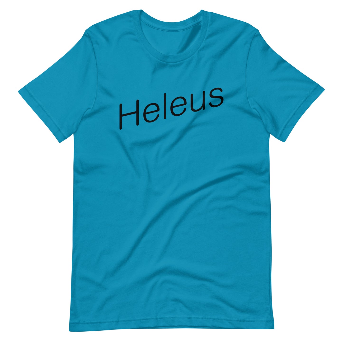 Heleus Black Unisex t-shirt