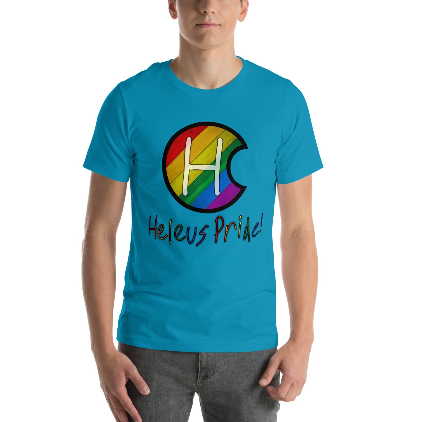 Heleus Pride Traditional Shield Unisex t-shirt