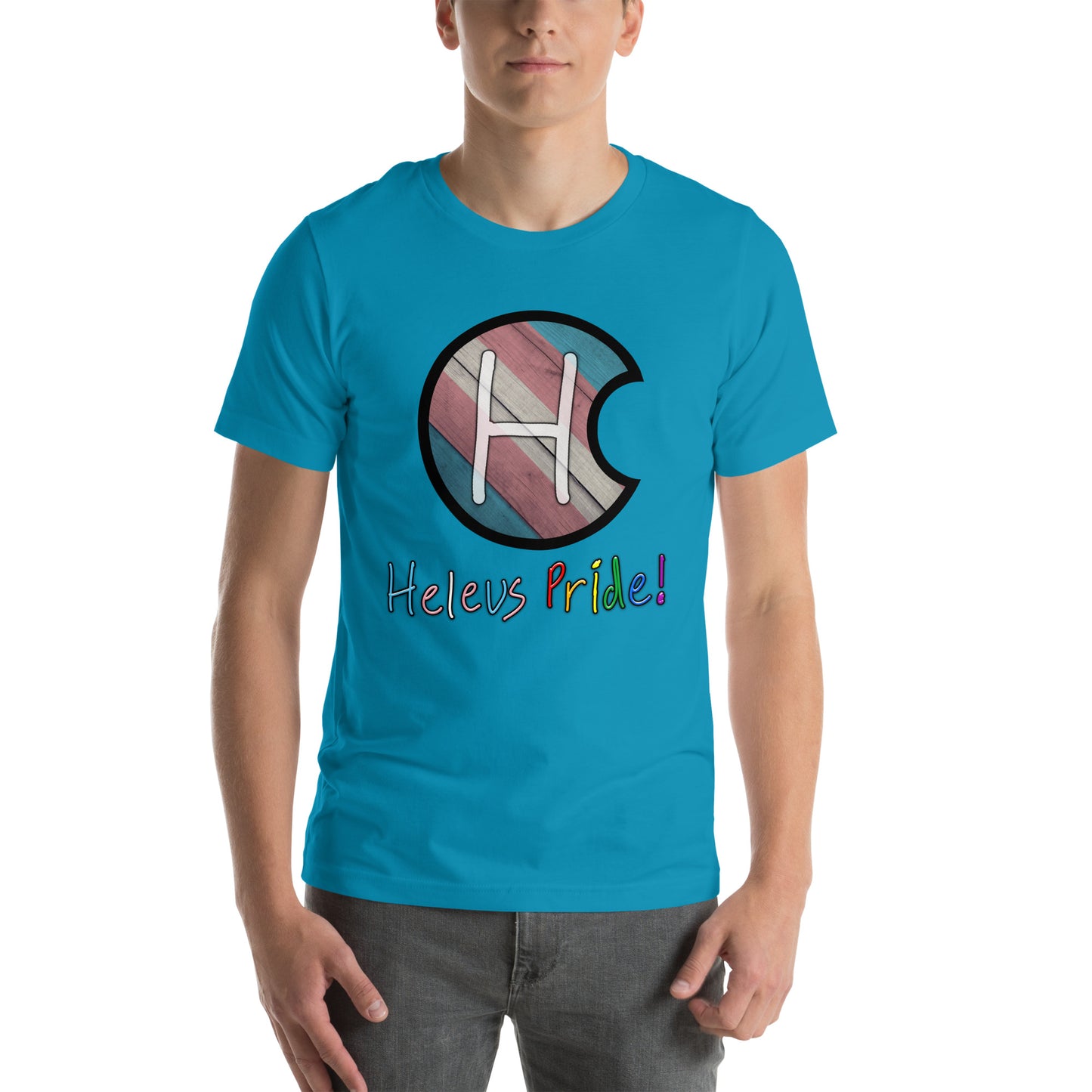 Heleus Pride Transgender Shield Unisex t-shirt