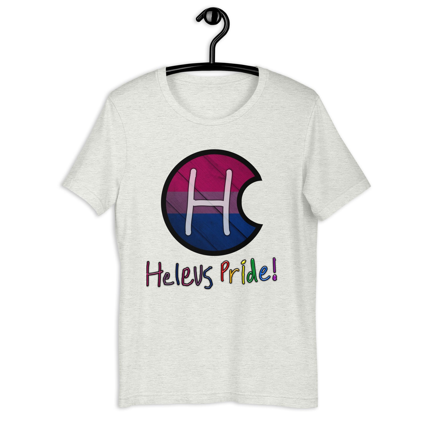 Heleus Pride Bisexual Shield Unisex t-shirt