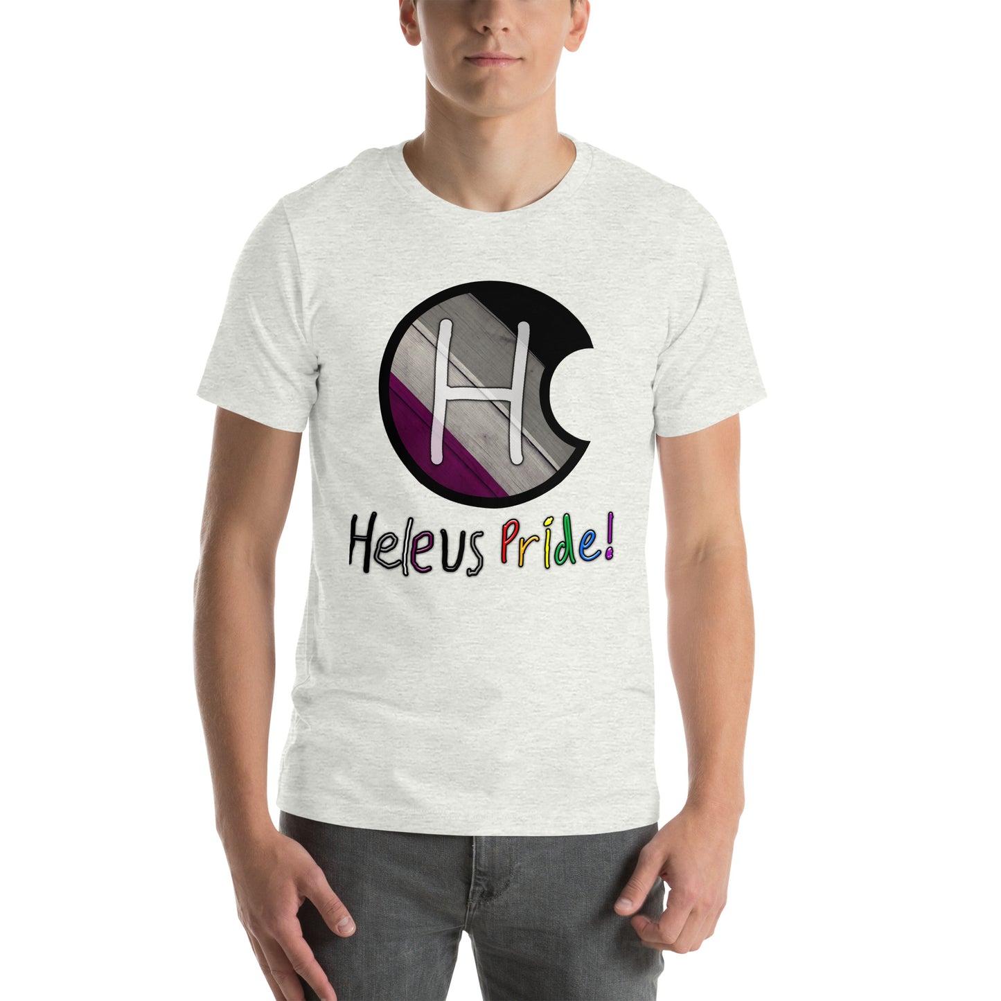 Heleus Pride Asexual Shield Unisex t-shirt