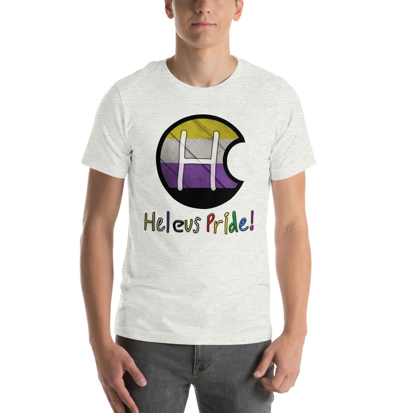 Heleus Pride Nonbinary Unisex t-shirt