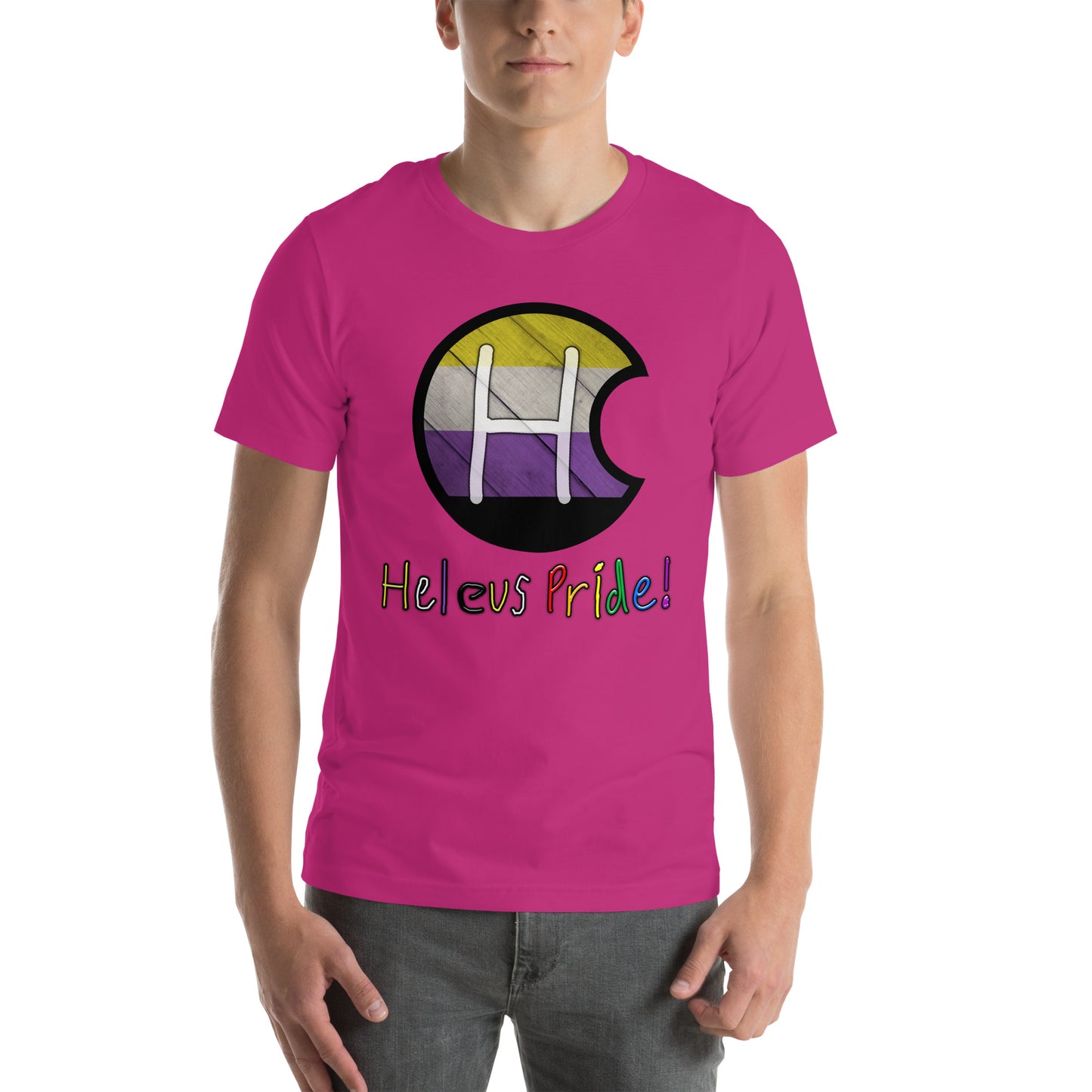 Heleus Pride Nonbinary Unisex t-shirt