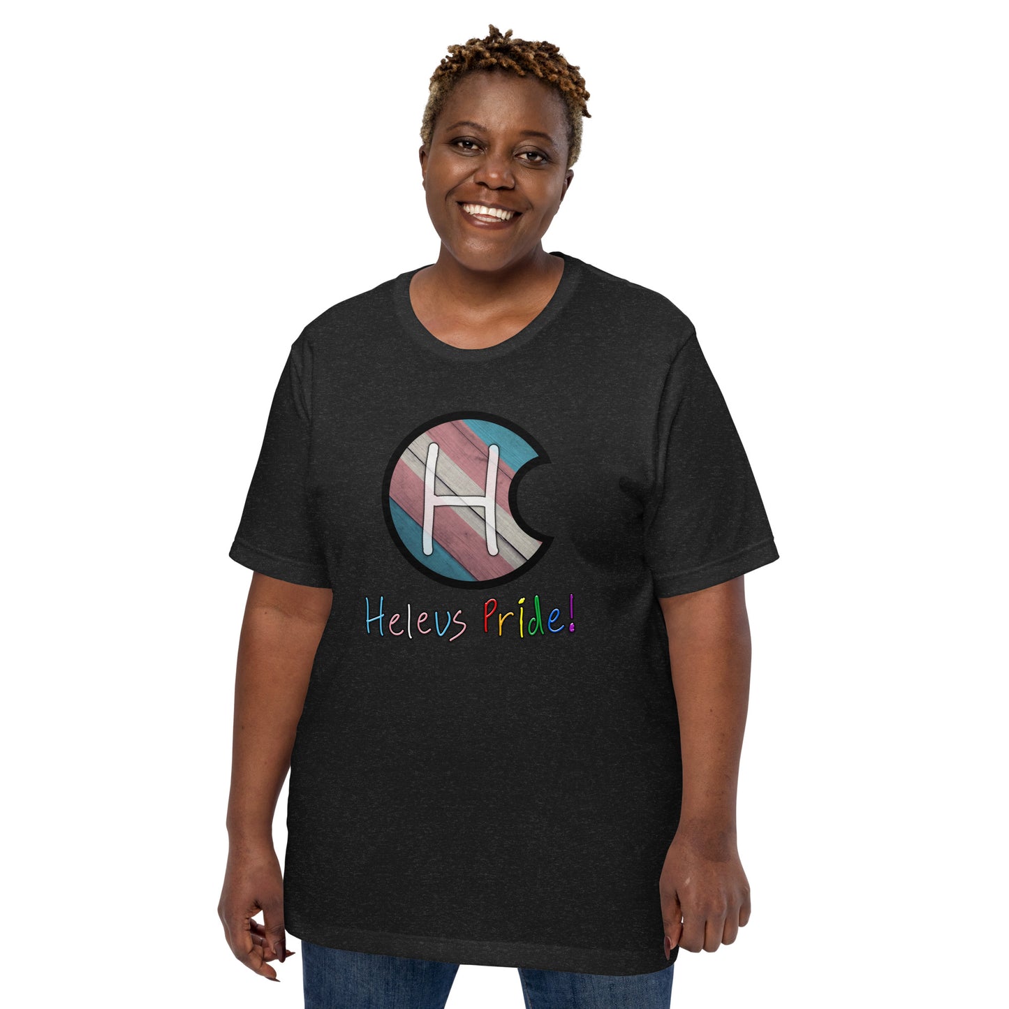 Heleus Pride Transgender Shield Unisex t-shirt