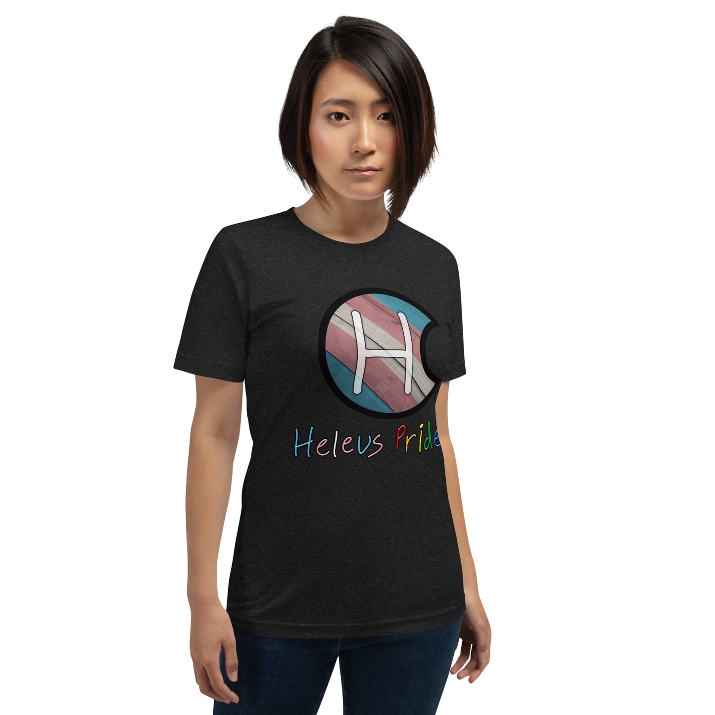 Heleus Pride Transgender Shield Unisex t-shirt