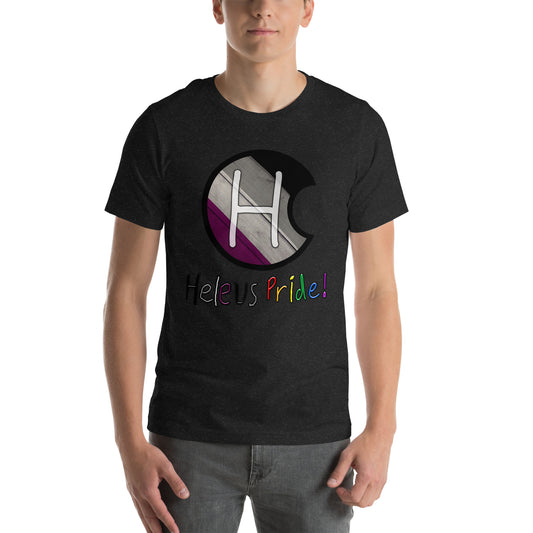 Heleus Pride Asexual Shield Unisex t-shirt