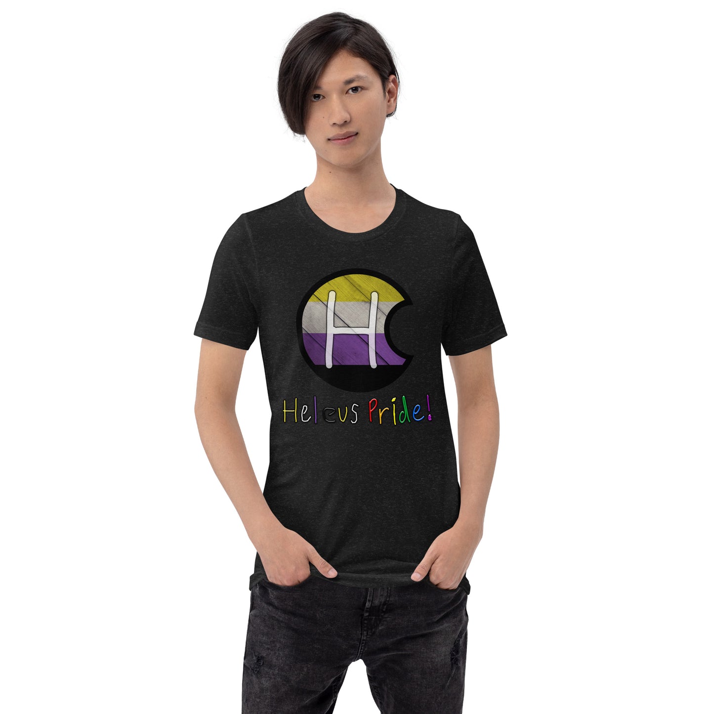 Heleus Pride Nonbinary Unisex t-shirt