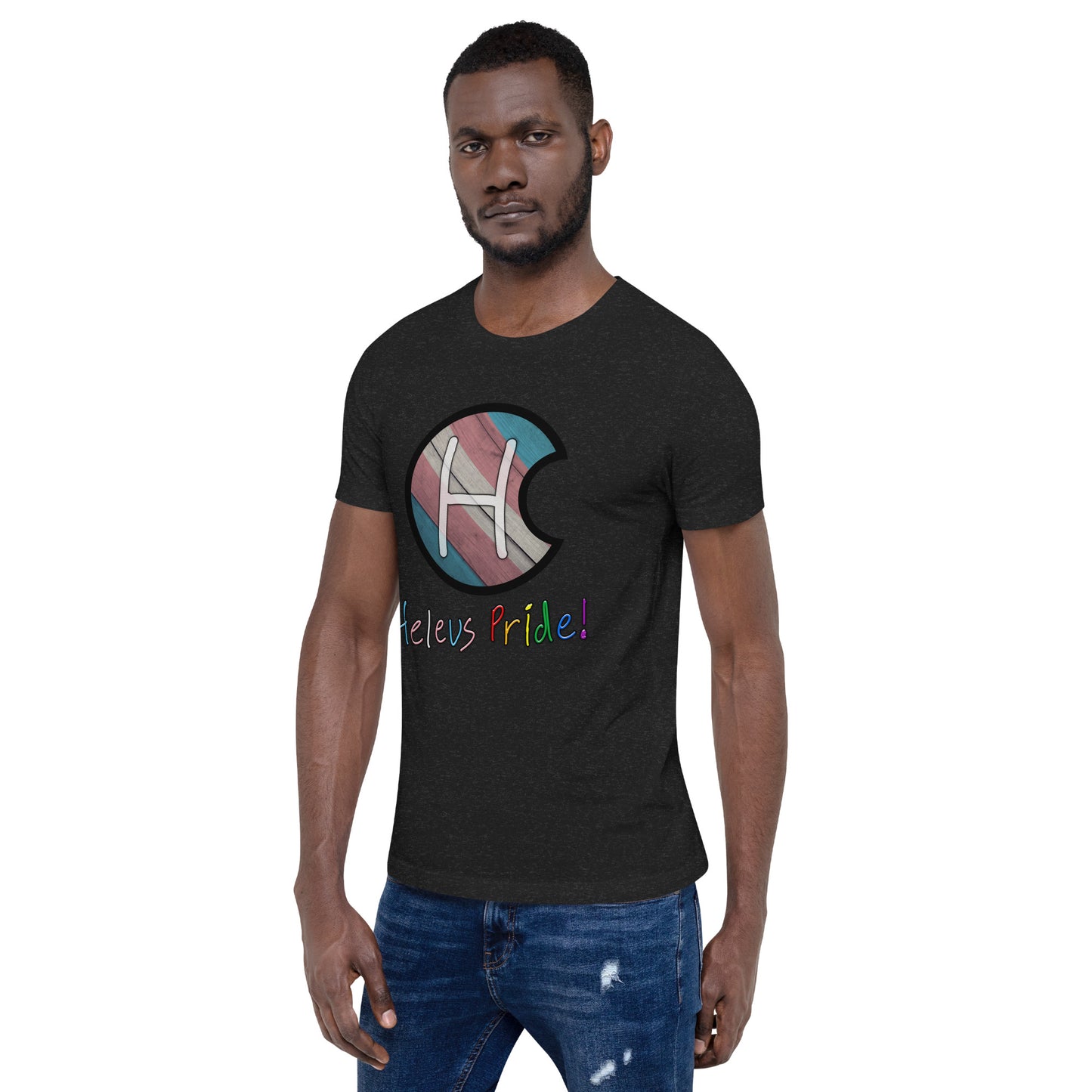 Heleus Pride Transgender Shield Unisex t-shirt