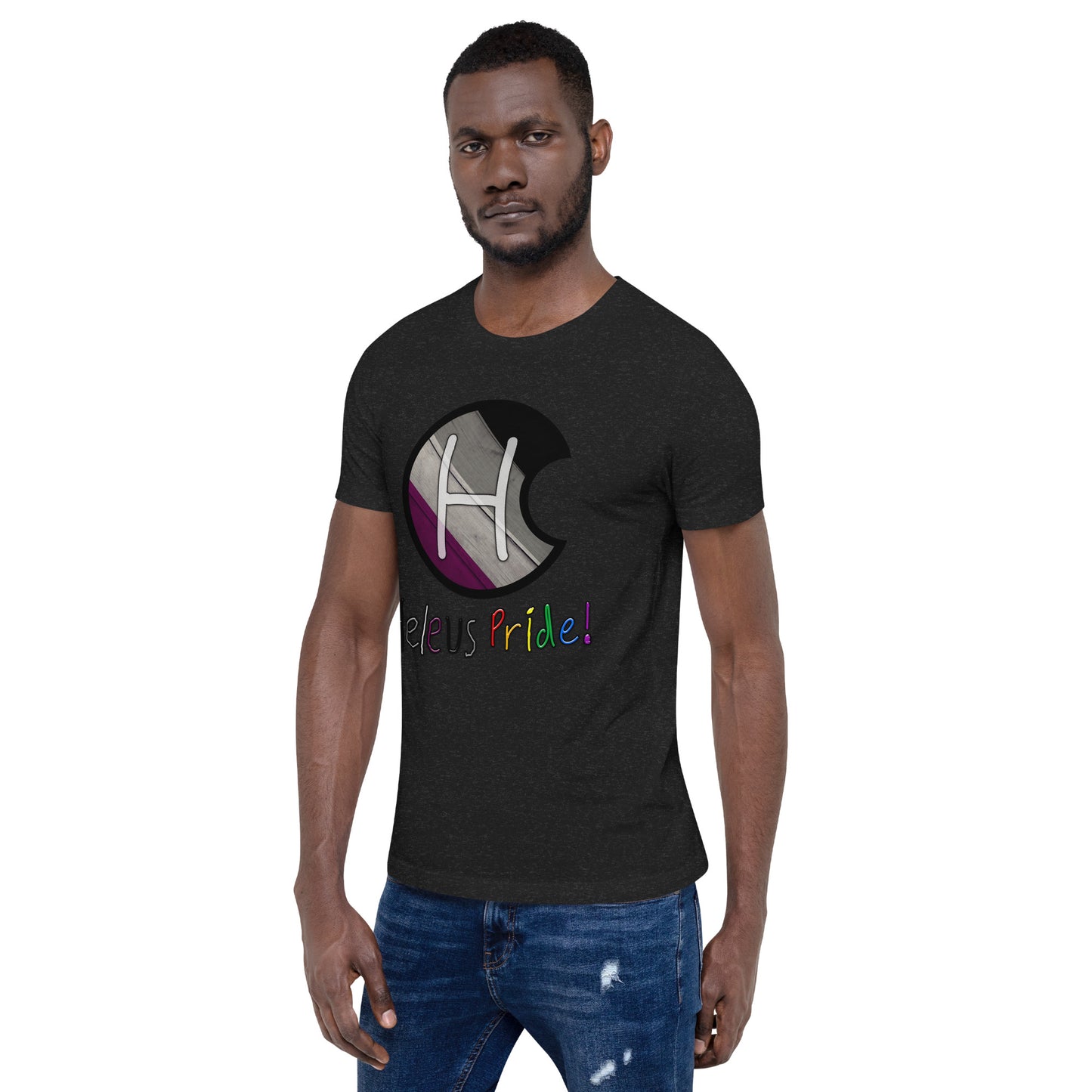 Heleus Pride Asexual Shield Unisex t-shirt