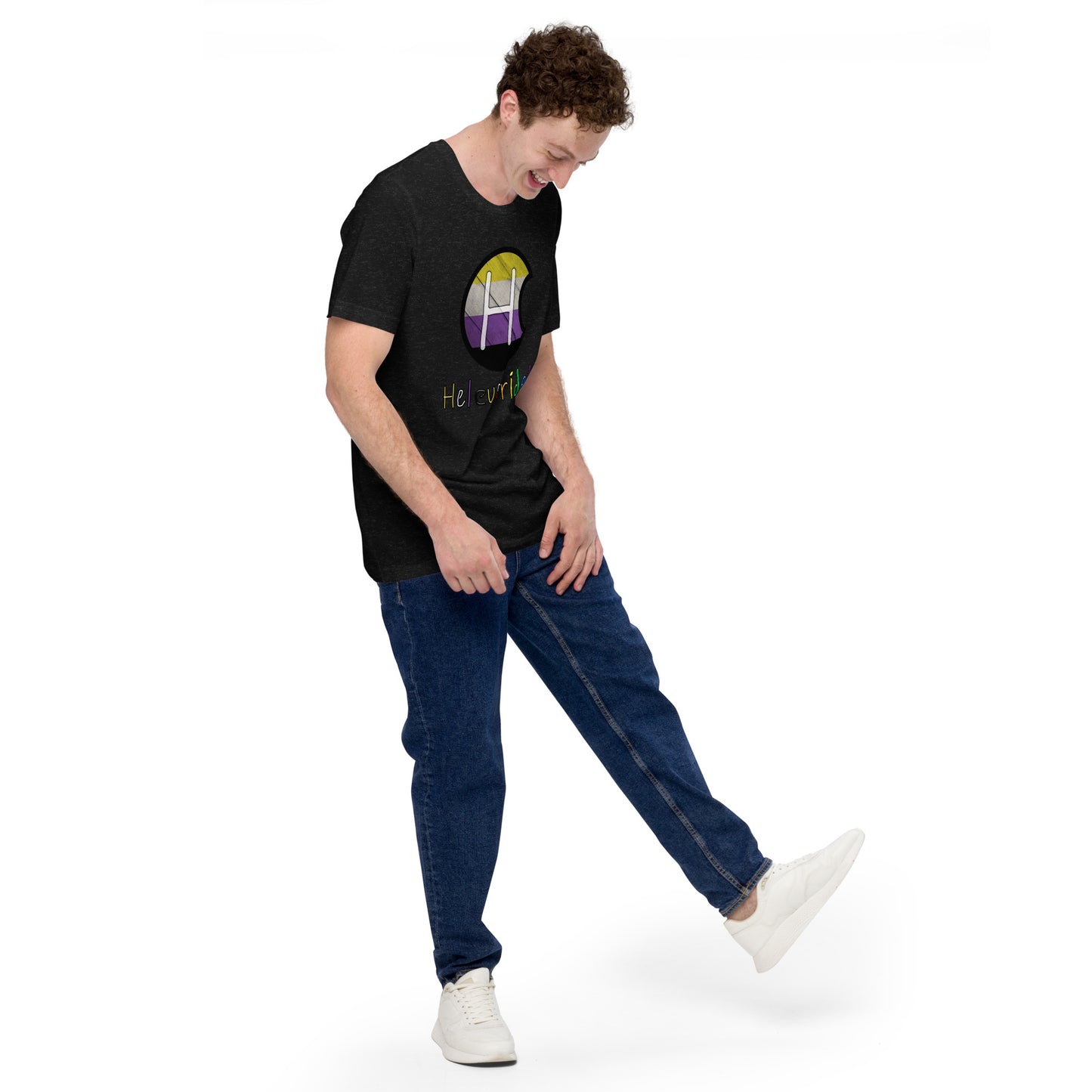 Heleus Pride Nonbinary Unisex t-shirt