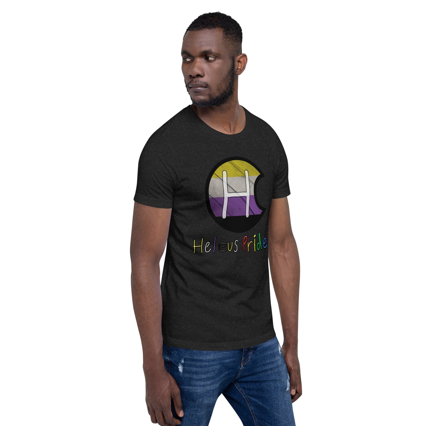 Heleus Pride Nonbinary Unisex t-shirt