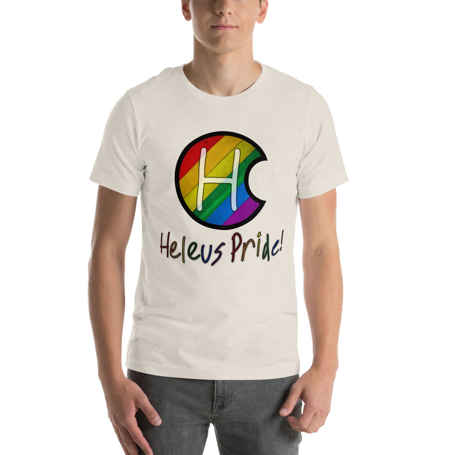 Heleus Pride Traditional Shield Unisex t-shirt