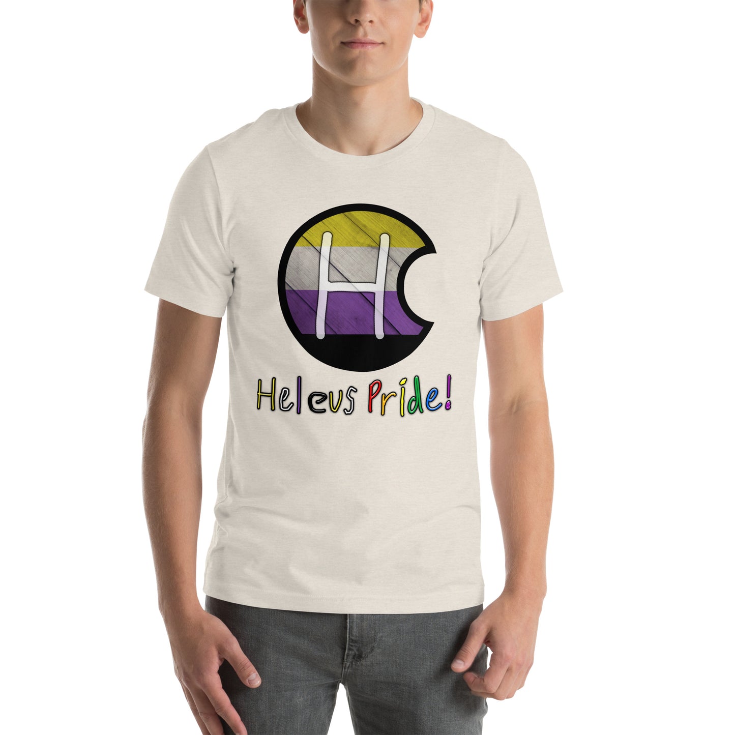 Heleus Pride Nonbinary Unisex t-shirt