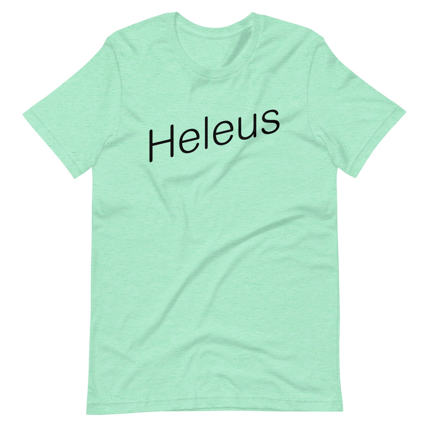 Heleus Black Unisex t-shirt