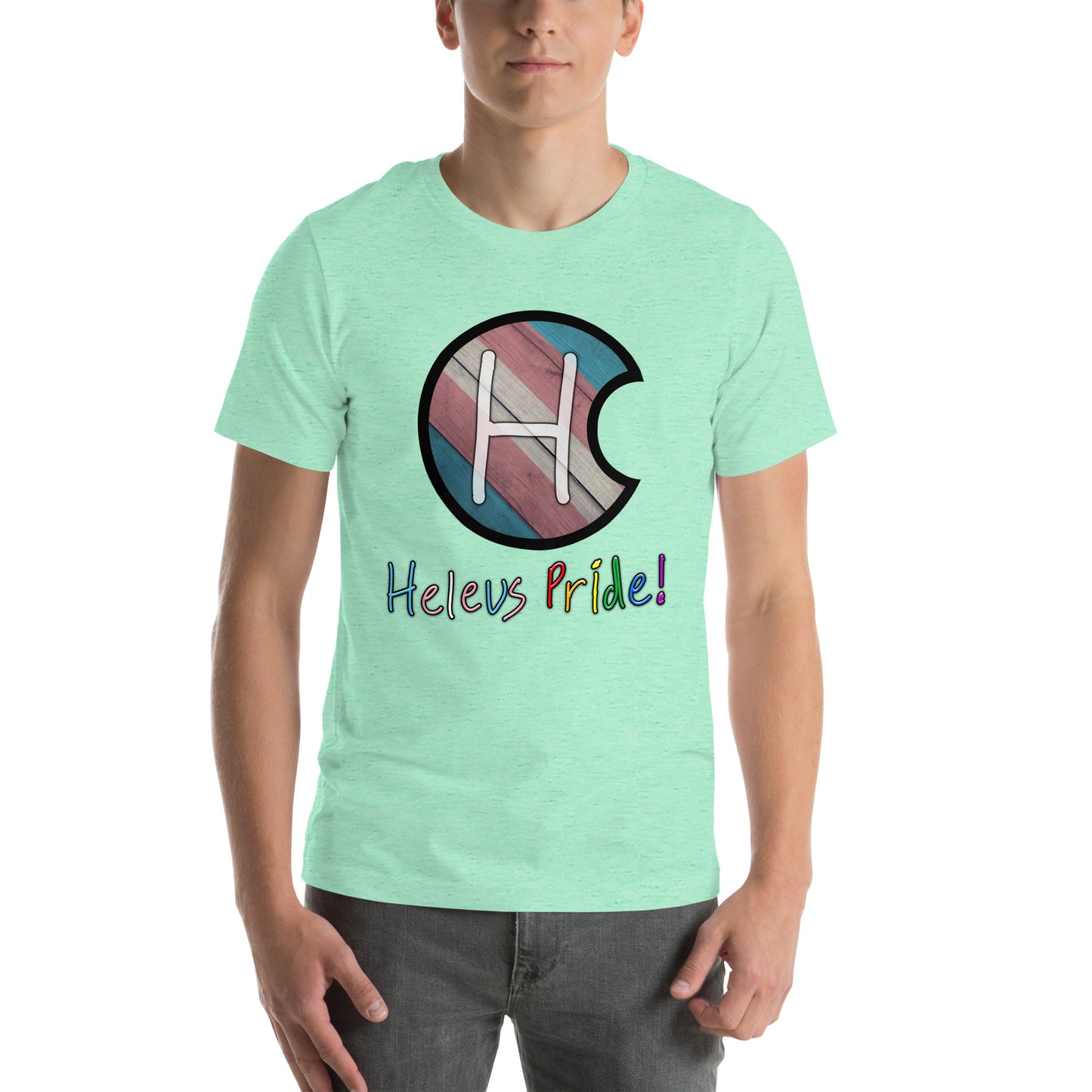 Heleus Pride Transgender Shield Unisex t-shirt