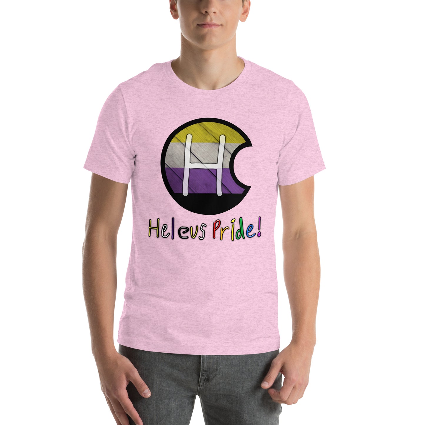 Heleus Pride Nonbinary Unisex t-shirt