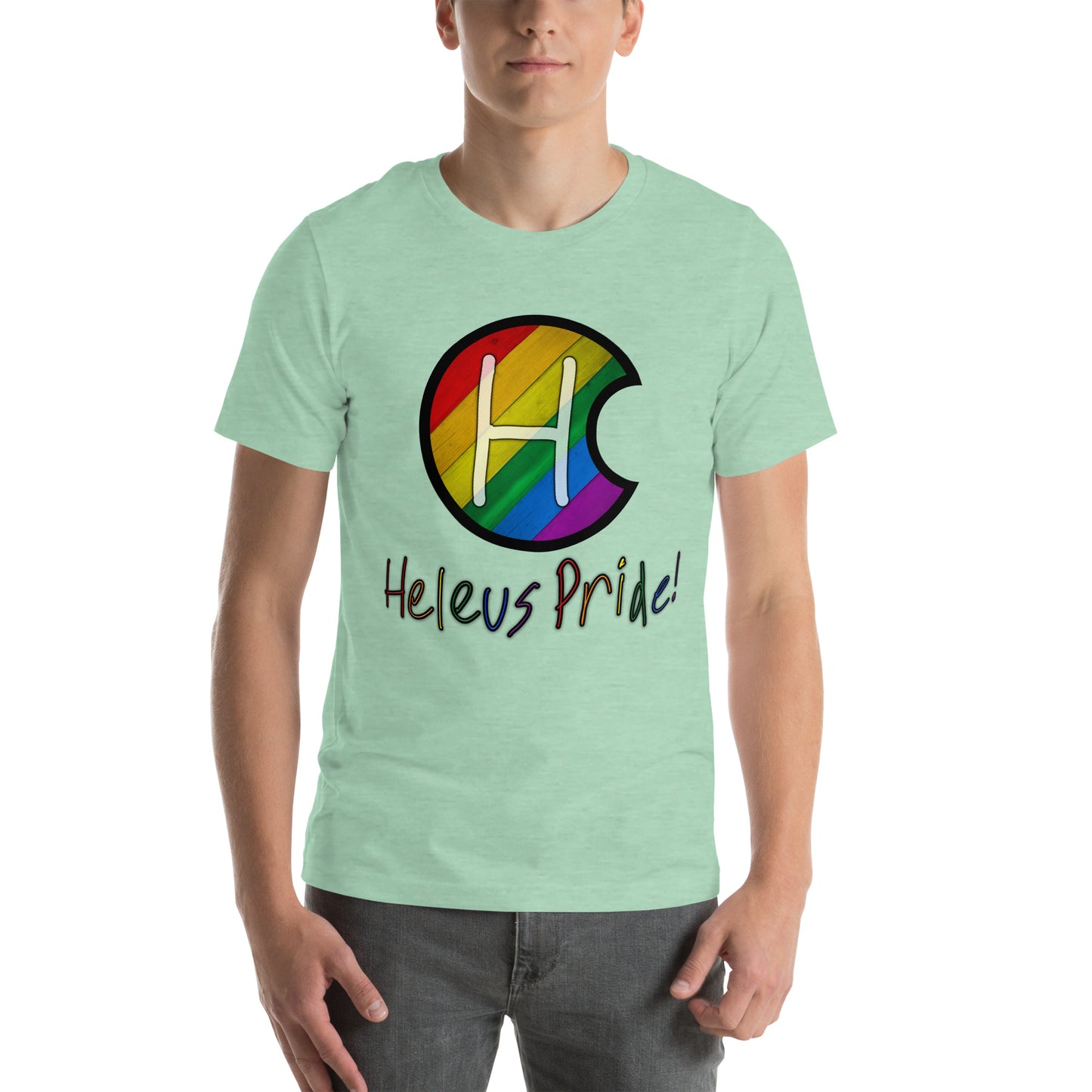 Heleus Pride Traditional Shield Unisex t-shirt