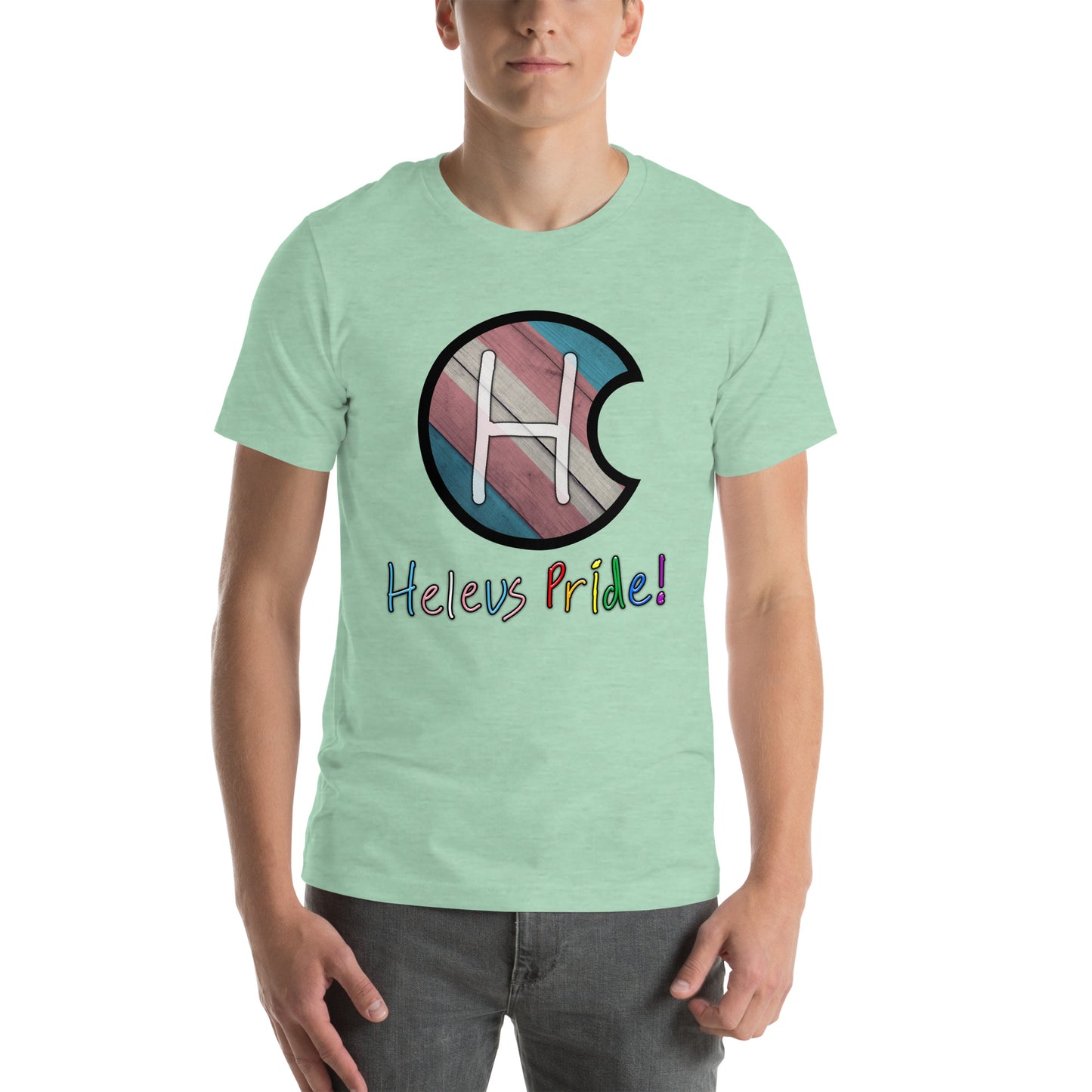 Heleus Pride Transgender Shield Unisex t-shirt