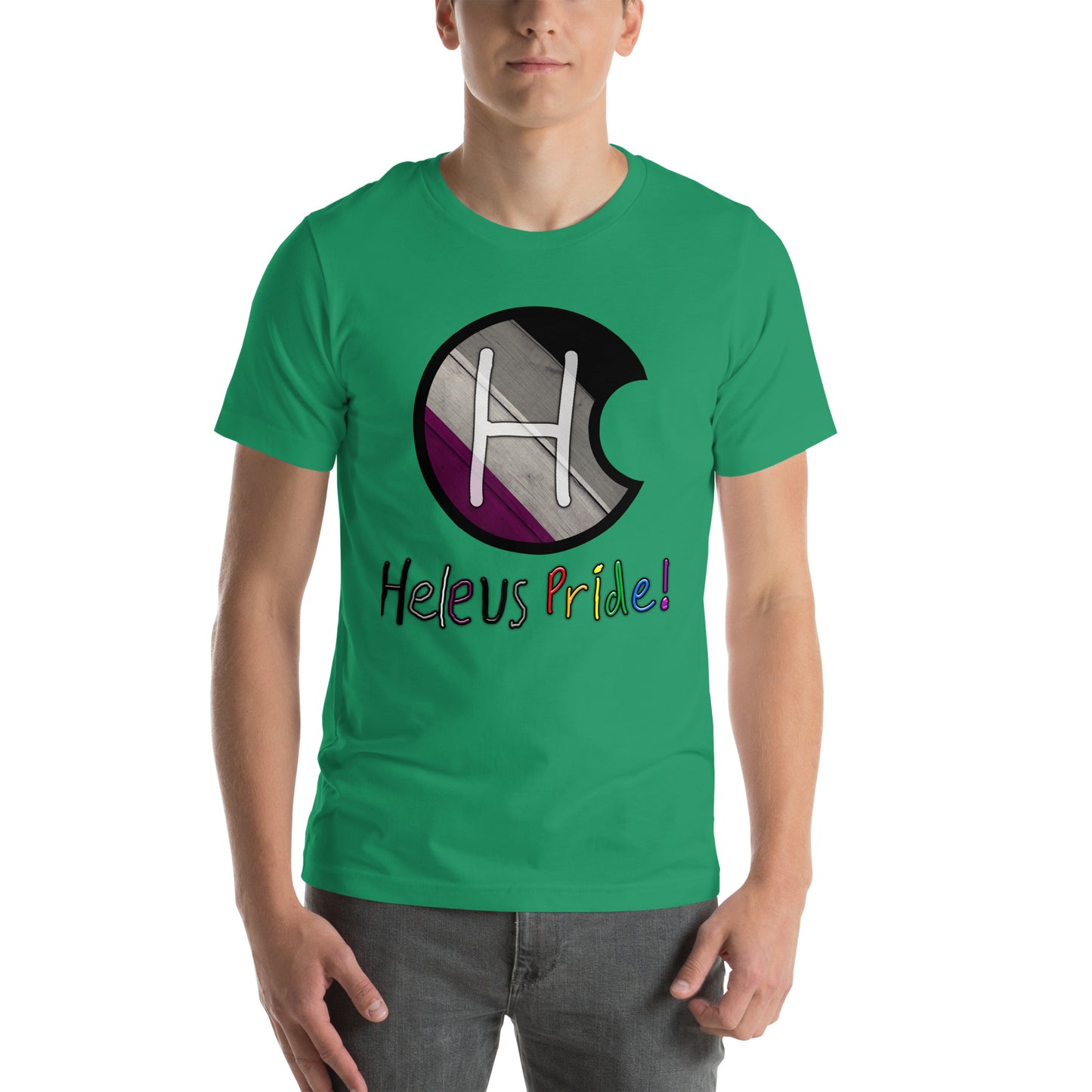 Heleus Pride Asexual Shield Unisex t-shirt