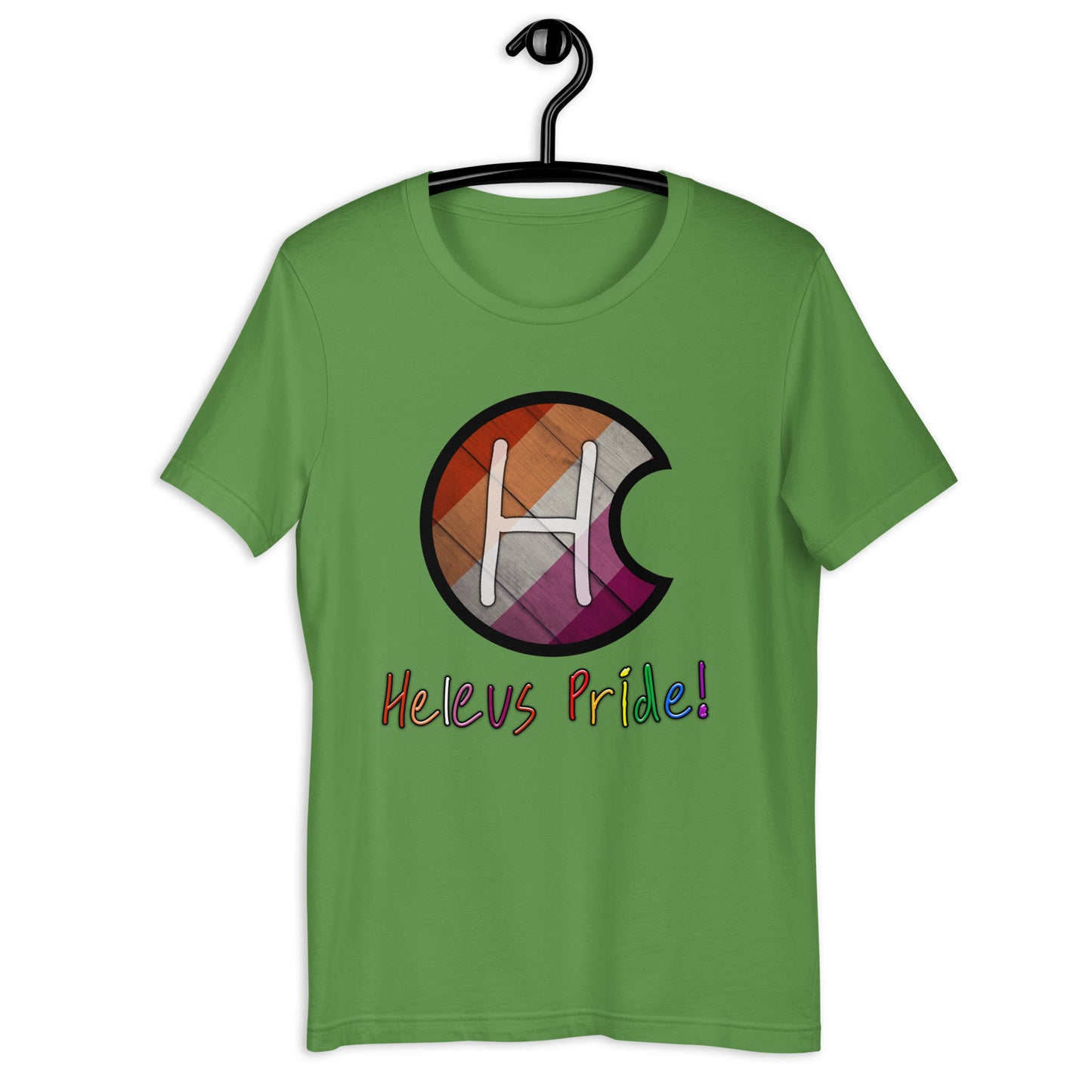 Heleus Pride Lesbian Shield Unisex t-shirt