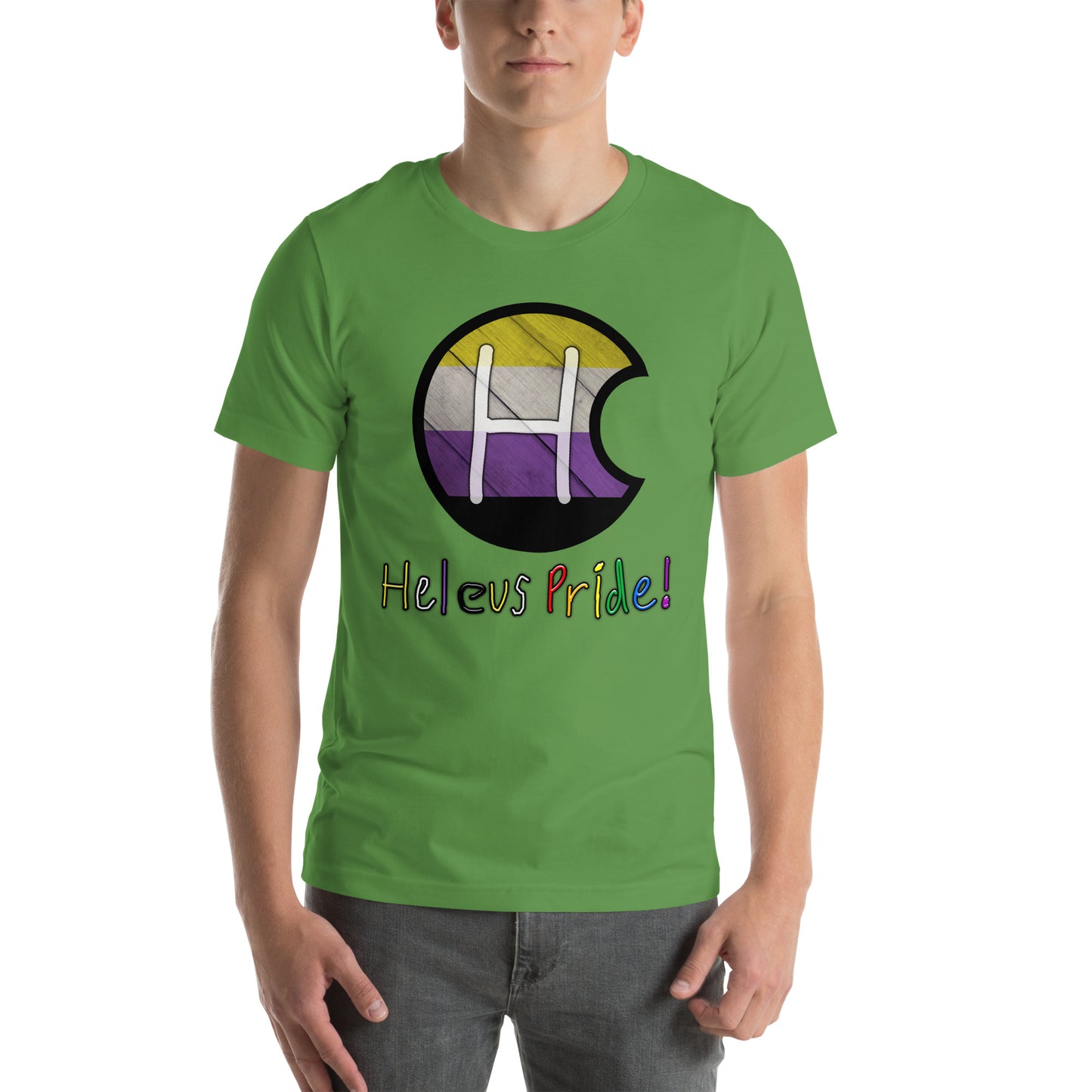 Heleus Pride Nonbinary Unisex t-shirt