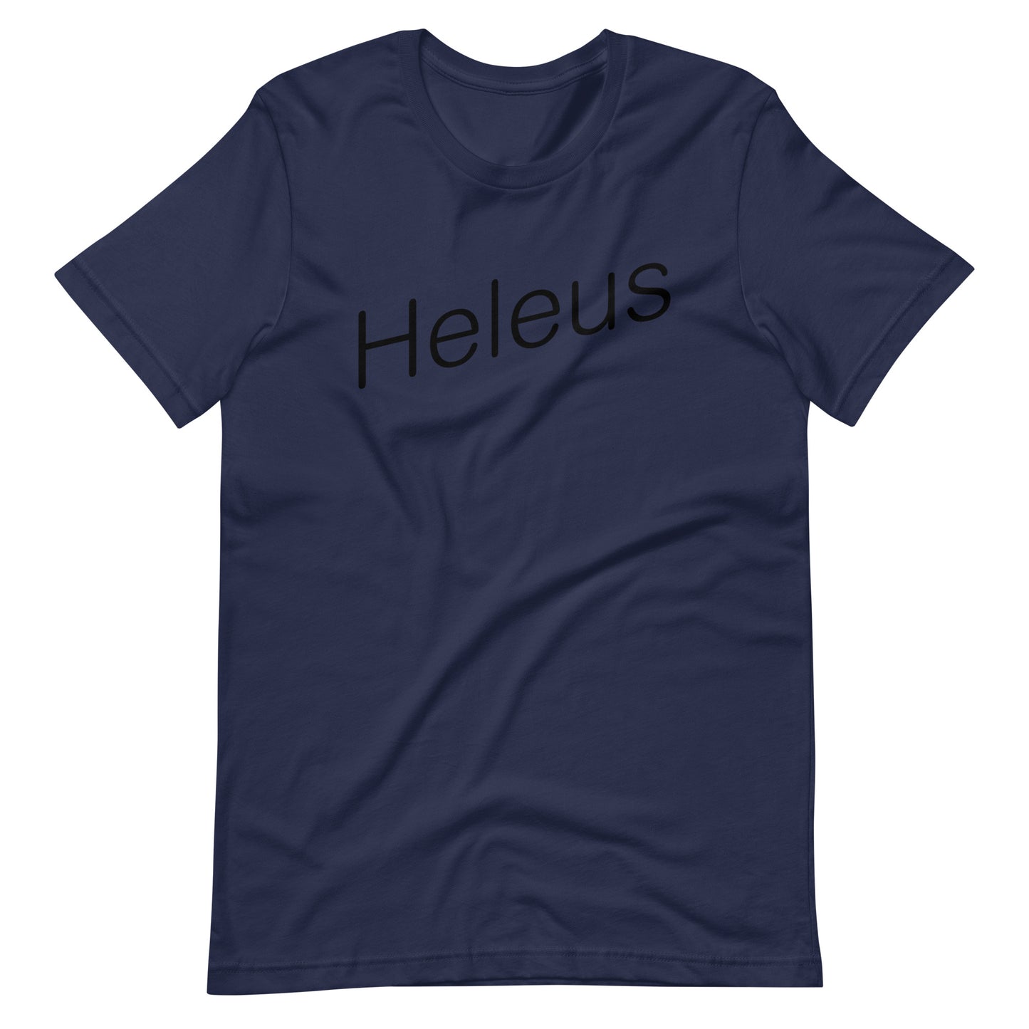 Heleus Black Unisex t-shirt