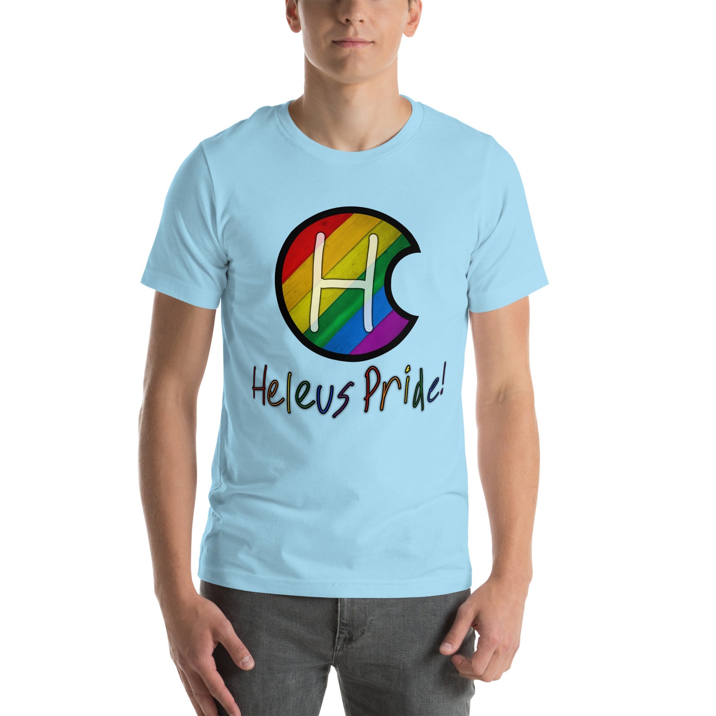 Heleus Pride Traditional Shield Unisex t-shirt