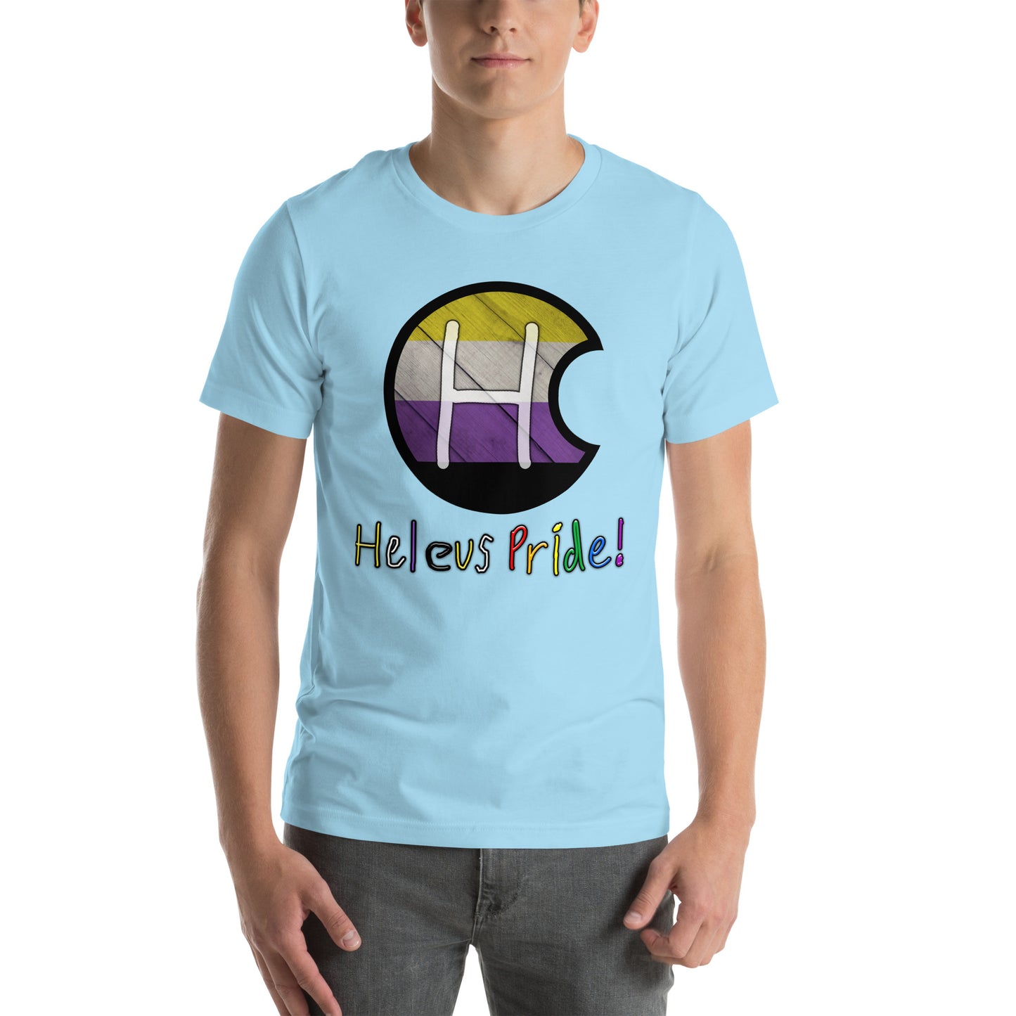 Heleus Pride Nonbinary Unisex t-shirt