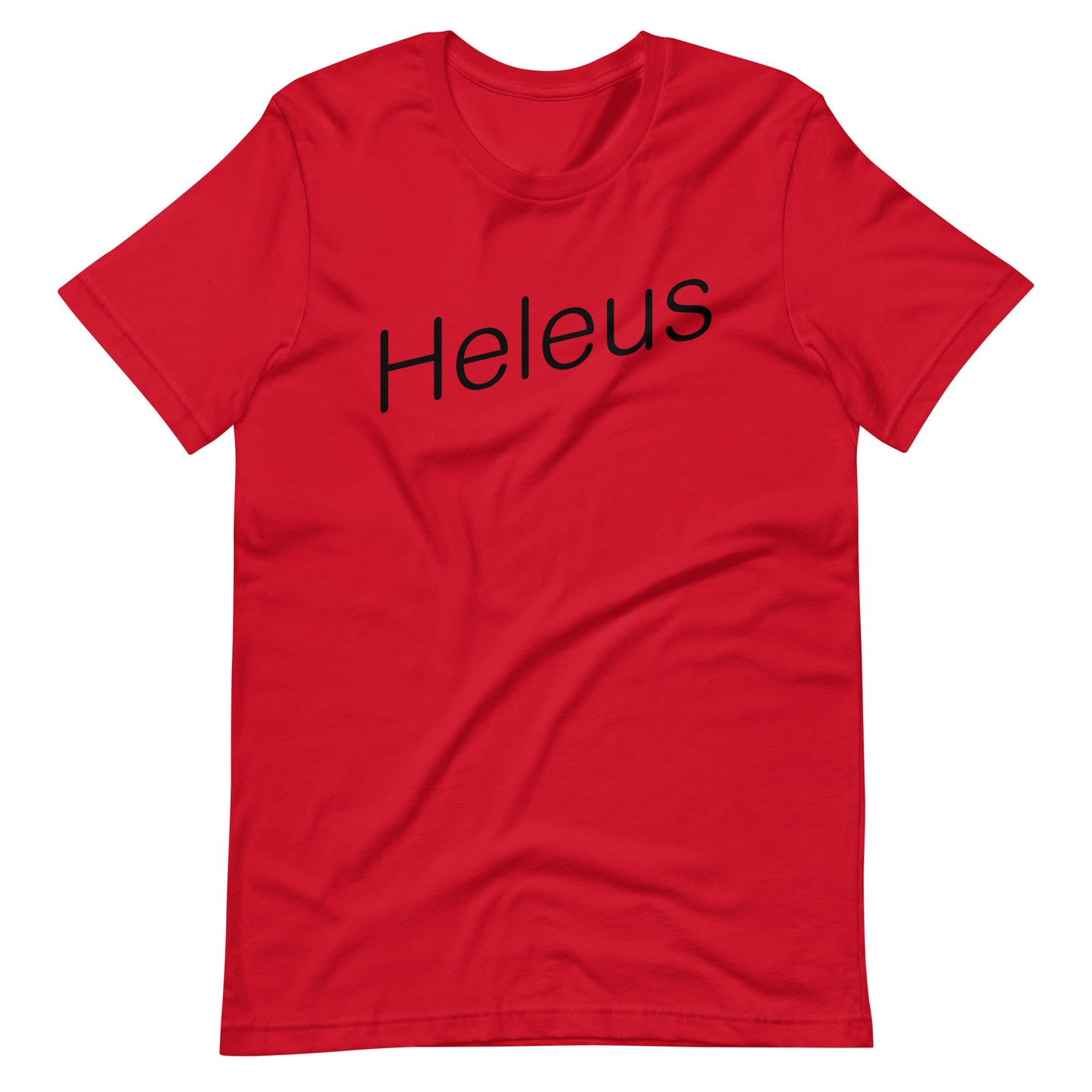 Heleus Black Unisex t-shirt